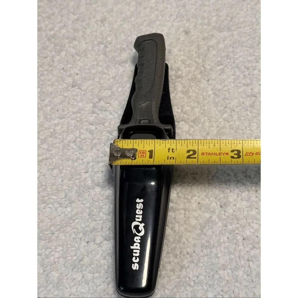 Scuba Quest Blunt Tip Diving Knife With Sheath